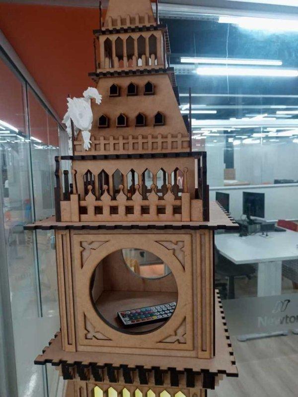 Макет Макет для лазерной резки Биг-Бена в 3D 2100 мм — изображение 2