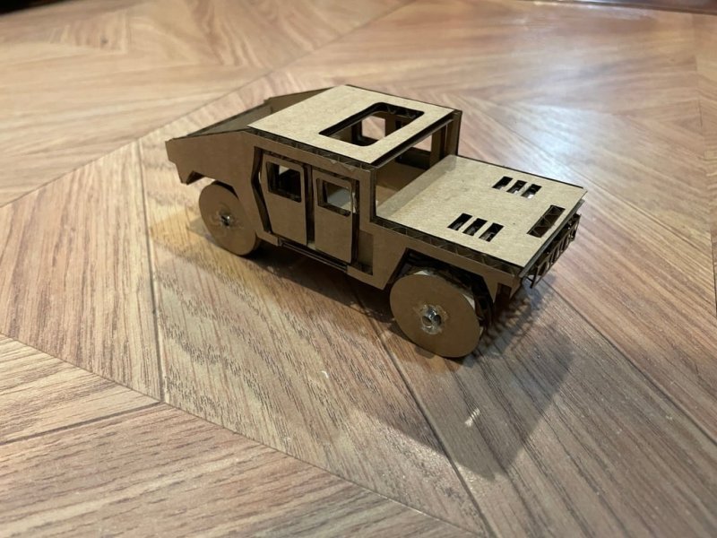 Макет Макет для лазерной резки Хаммера в Tinkercad
