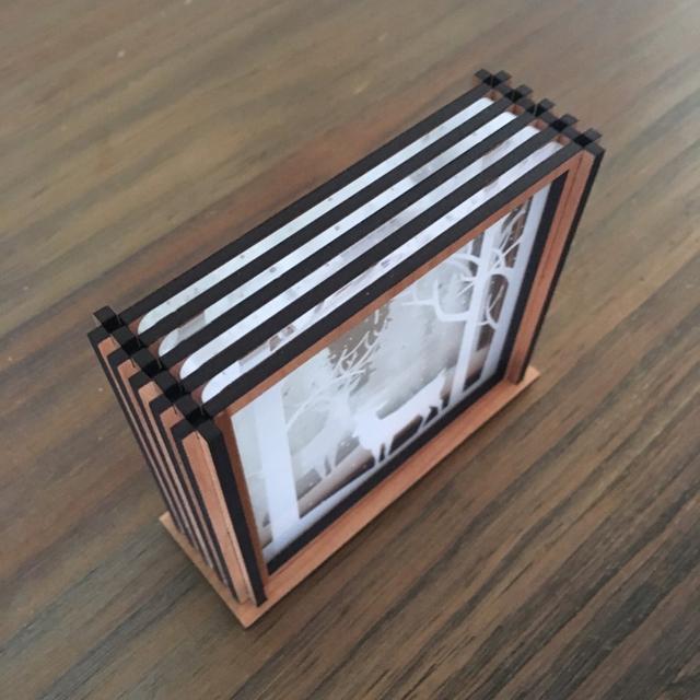 Макет Макет для лазерной резки акриловых подставок shadowbox в формате SVG — изображение 2