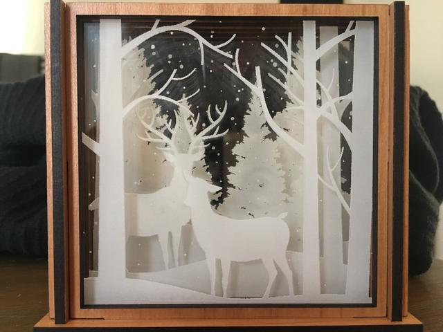 Макет Макет для лазерной резки акриловых подставок shadowbox в формате SVG — изображение 3