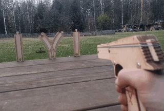 Интересный макет Макет для лазерной резки в формате SVG  пистолет Desert Eagle из резиновой ленты