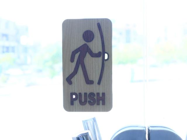 Макет Макет для лазерной резки вывесок push and pull — изображение 4