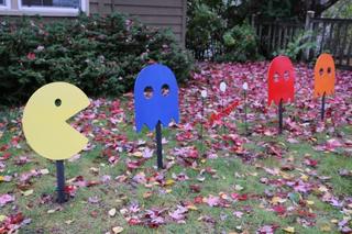 Интересный макет Макет для лазерной резки декора в виде Pac-Man