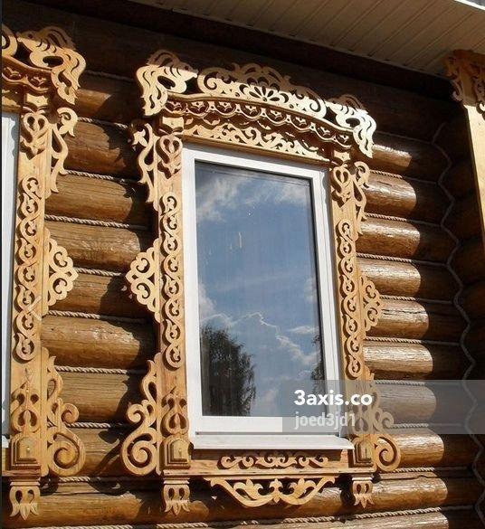 Макет Макет для лазерной резки декора окна из дерева в формате SVG