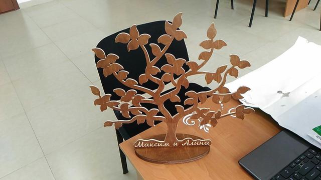 Макет Макет для лазерной резки декоративного дерева формат dxf