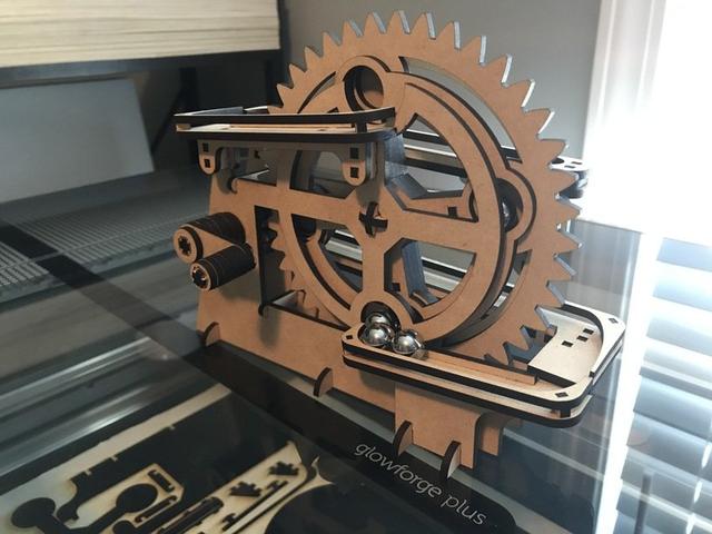 Макет Макет для лазерной резки деревянного жёлоба для Marble Run в формате SVG — изображение 3