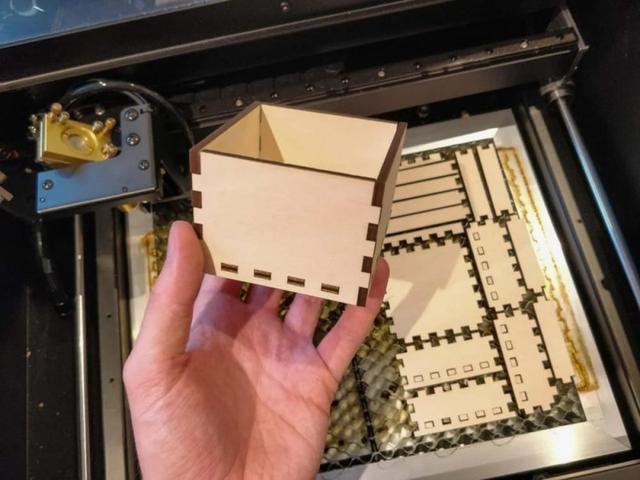 Макет Макет для лазерной резки деревянной коробки-пазла SVG-файл — изображение 19