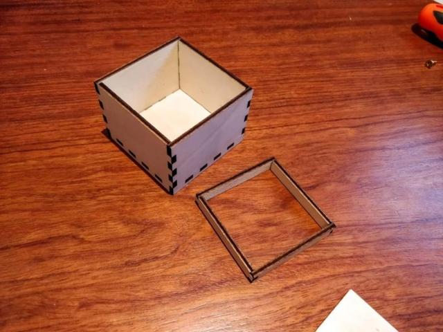 Макет Макет для лазерной резки деревянной коробки-пазла SVG-файл — изображение 18