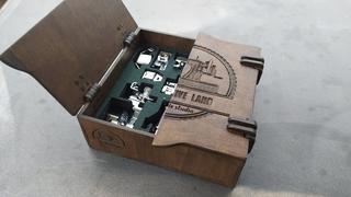 Интересный макет Макет для лазерной резки деревянной навесной коробки 150x150x50 файл dxf