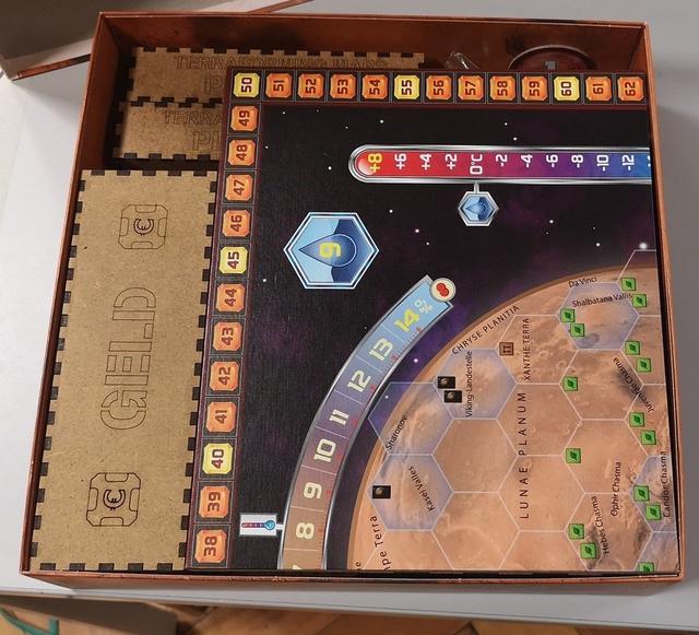 Макет Макет для лазерной резки игрового поля для настольной игры Терраформирование Марса SVG-файл — изображение 3