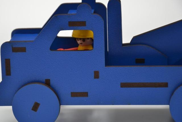 Макет Макет для лазерной резки игрушки-грузовика Playmobil для детей из МДФ 4 мм файл SVG — изображение 2