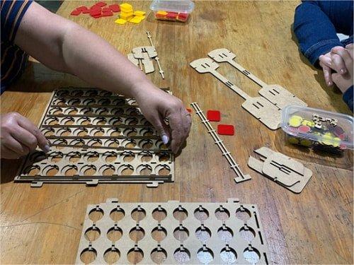 Макет Макет для лазерной резки игры Соединялки 4 формат dxf — изображение 5