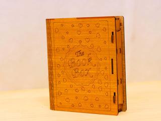Интересный макет Макет для лазерной резки книжной коробки