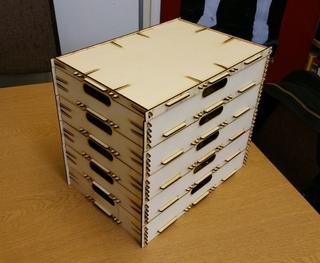 Интересный макет Макет для лазерной резки коробок формат dxf