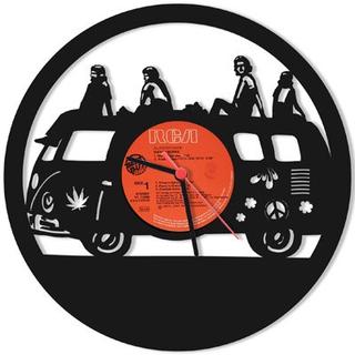 Интересный макет Макет для лазерной резки настенных часов в стиле хиппи формат dxf