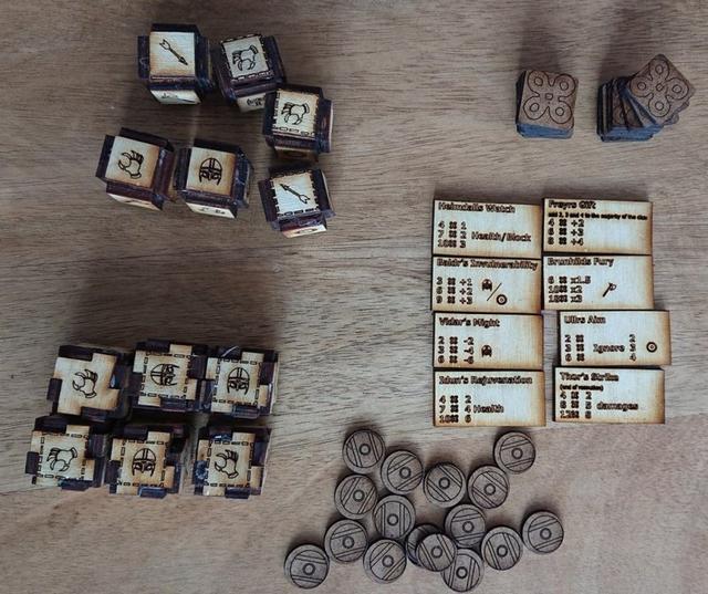 Макет Макет для лазерной резки настольной игры Орлог — изображение 2