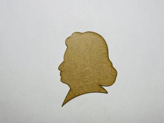 Интересный макет Макет для лазерной резки незавершённого деревянного силуэта Бетховена