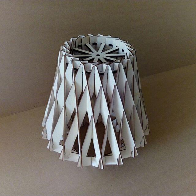 Макет Макет для лазерной резки подвесного светильника из дерева формат dxf — изображение 4
