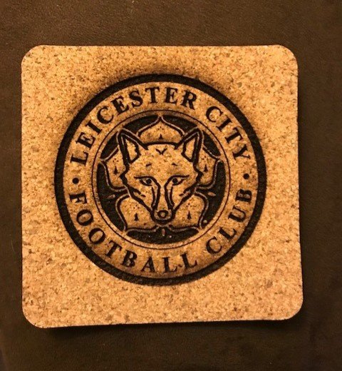 Макет Макет для лазерной резки подставки с логотипом Leicester City для станка