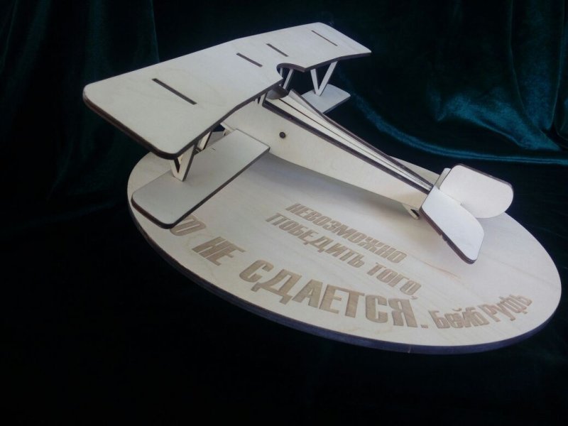 Макет Макет для лазерной резки самолёт Nieuport 17