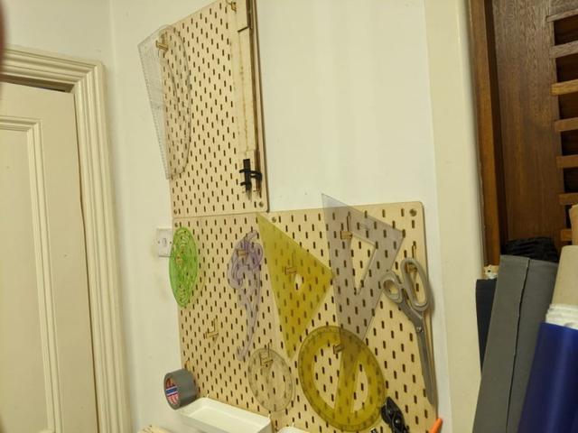 Макет Макет для лазерной резки совместимых с IKEA SKADIS крючков и панелей на заклёпках формат DXF — изображение 3