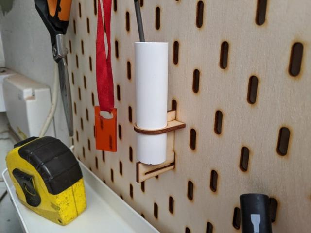 Макет Макет для лазерной резки совместимых с IKEA SKADIS крючков и панелей на заклёпках формат DXF — изображение 6