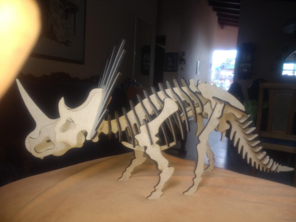Макет Макет для лазерной резки стиракозавра 3D-пазл файл DXF