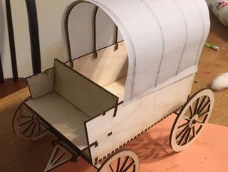 Интересный макет Макет для лазерной резки 3D-головоломки крытый вагон файл SVG