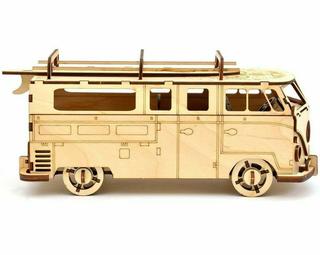 Интересный макет Макет для лазерной резки 3D-пазла по Volkswagen Transporter T1