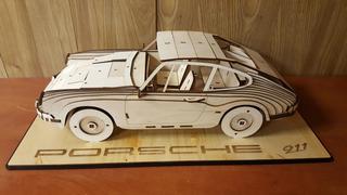 Интересный макет Макет для лазерной резки Porsche 911 classic
