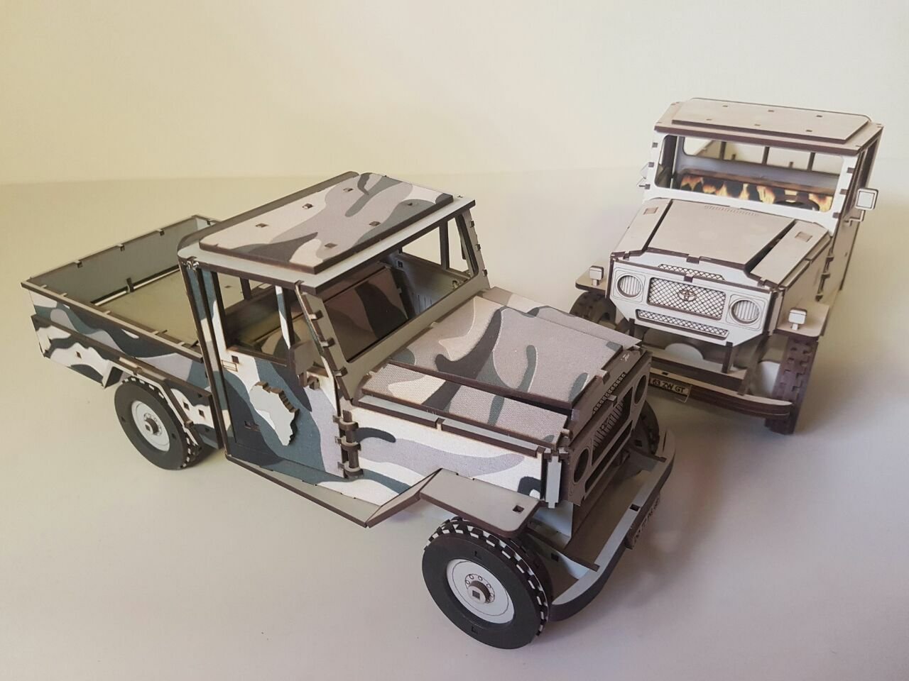 Макет Макет для лазерной резки Toyota Land Cruiser из фанеры 3 мм
