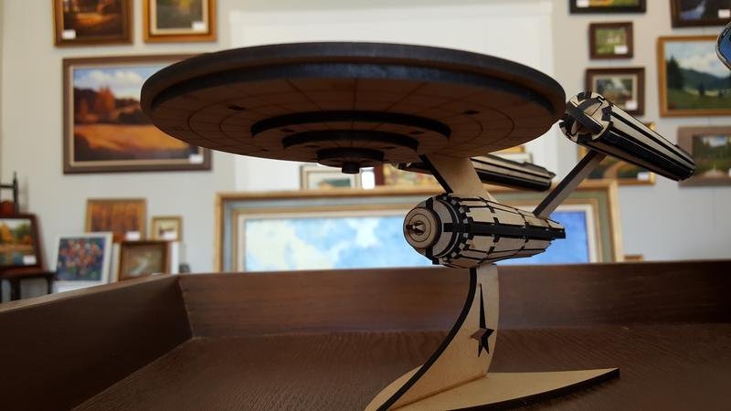 Макет Макет для лазерной резки USS Enterprise