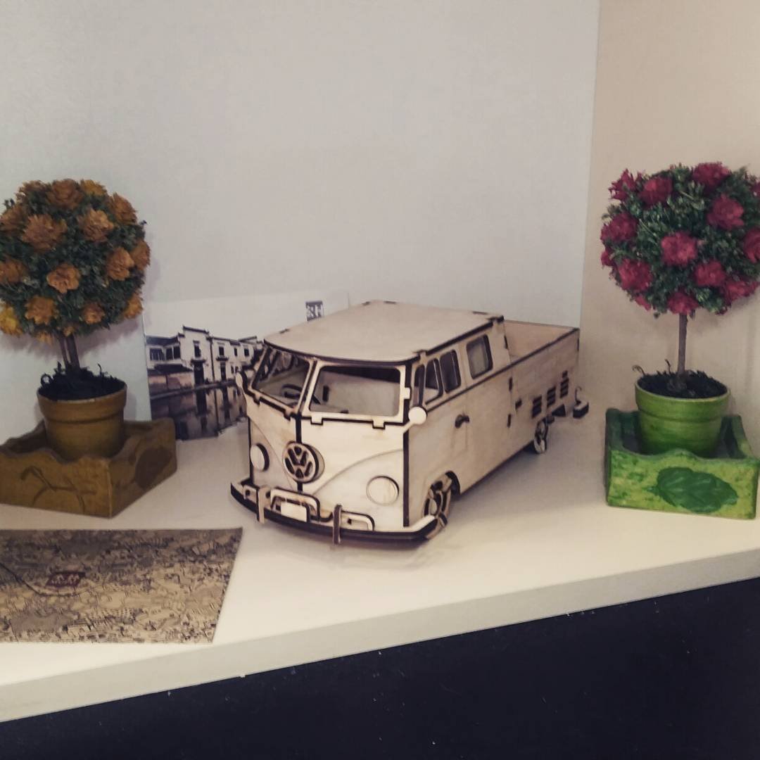 Макет Макет для лазерной резки Volkswagen Pickup Kombi 1 пазл