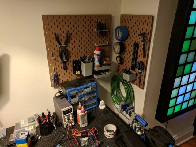 Макет Макет для лазерной резки pegboard в стиле IKEA Skadis формат SVG — изображение 2