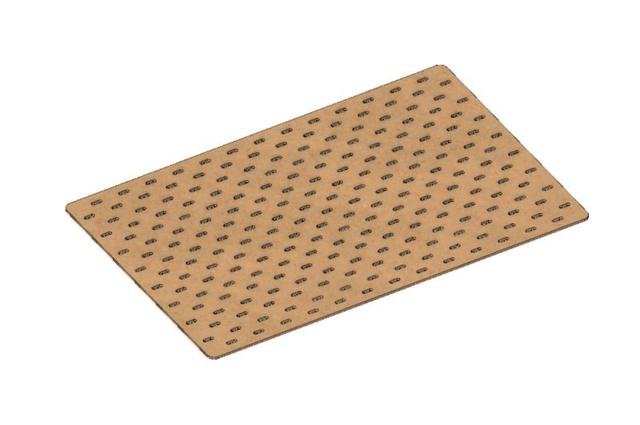 Макет Макет для лазерной резки pegboard в стиле IKEA Skadis формат SVG — изображение 4