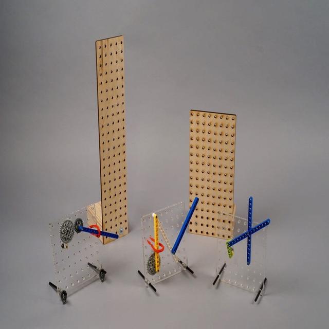 Макет Макет для станка лего на pegboard для лазерной резки SVG-файл — изображение 2