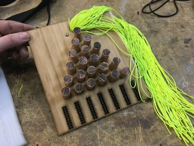 Макет Макет для станка плетёная доска Гальтона для лазерной резки  вероятности со строками — изображение 2