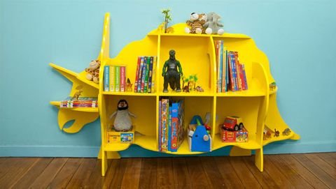 Макет Макет книжного шкафа в виде динозавра для станка файл dxf