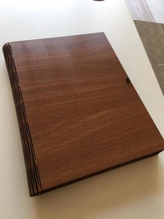Интересный макет Макет коробки для книг из МДФ для лазерной резки