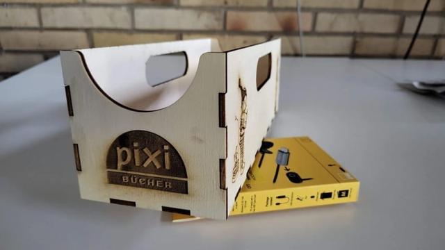 Макет Макет коробки для pixibook для лазерной резки — изображение 1