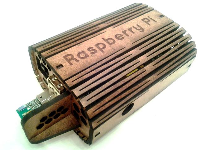 Макет Макет корпуса для Raspberry Pi для лазерной резки файл SVG — изображение 3