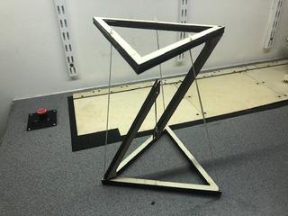 Интересный макет Макет модели тенсегрити для лазерной резки файл dxf