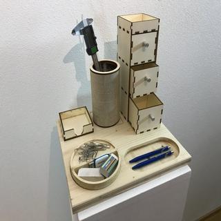 Интересный макет Макет органайзера для лазерной резки вариант 2