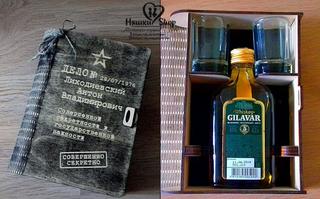 Интересный макет Макет подарочной коробки для виски предназначенный для лазерной резки