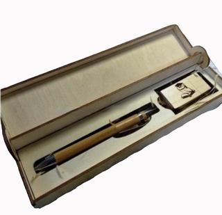 Интересный макет Макет подарочной коробки для USB-флешки в виде ручки для лазерной резки
