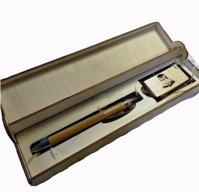 Макет Макет подарочной коробки для USB-флешки в виде ручки для лазерной резки