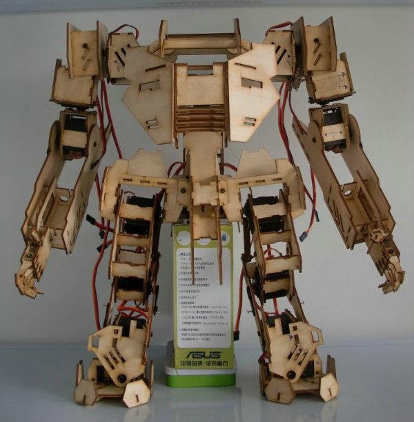 Макет Макет робота Mechbot для лазерной резки файл dxf