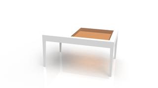 Интересный макет Макет стола в формате dxf для лазерной резки