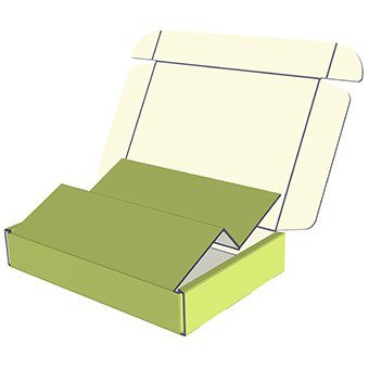 Макет Макет упаковочной коробки e033 формат dxf