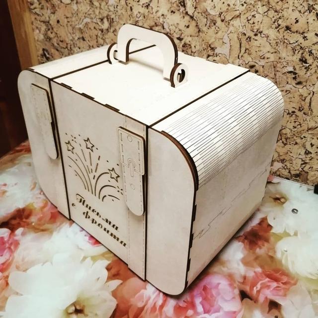 Макет Макет чемоданчика-домика для кукольного путешествия для лазерной резки — изображение 2